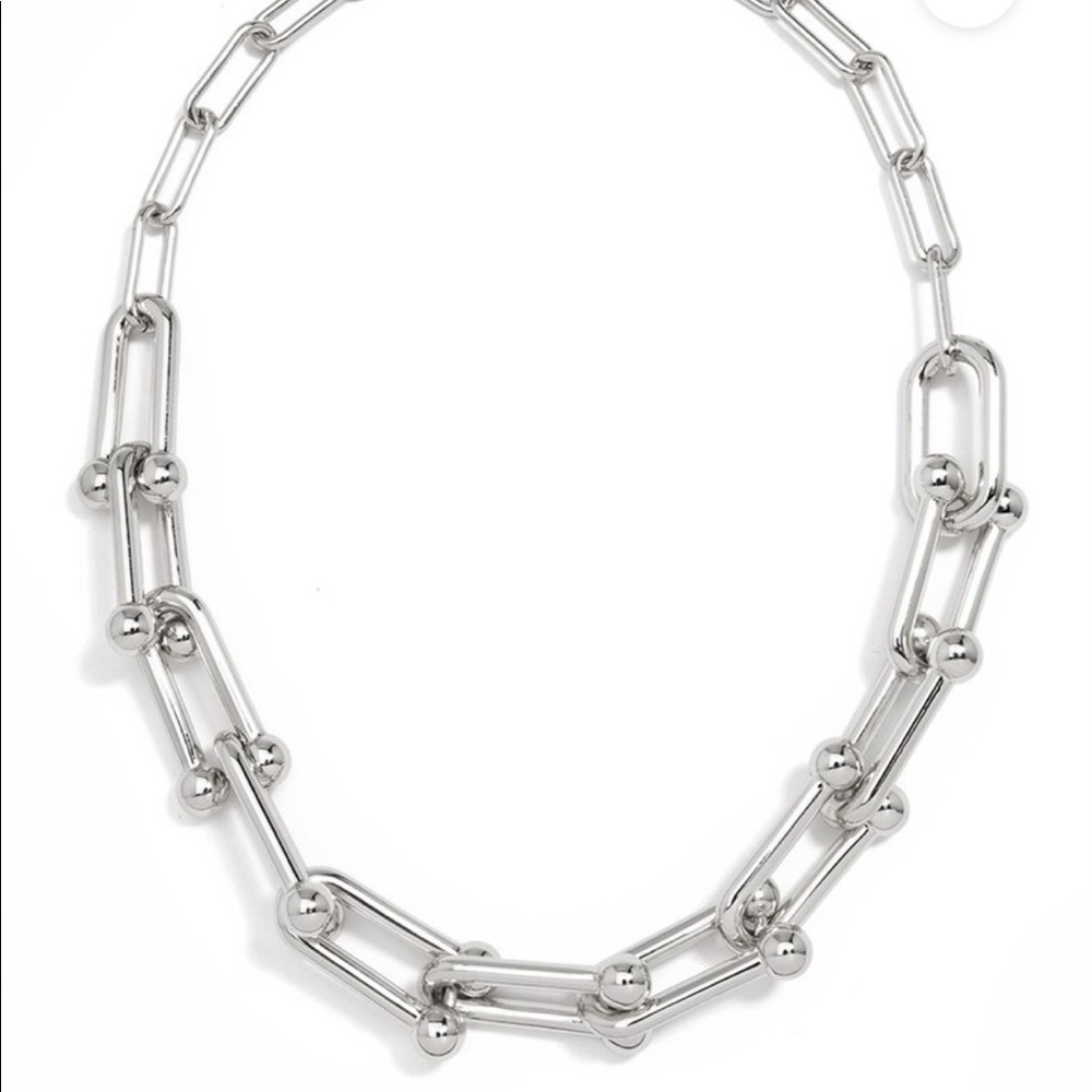 Zenzii Silver Hardware Links Necklace